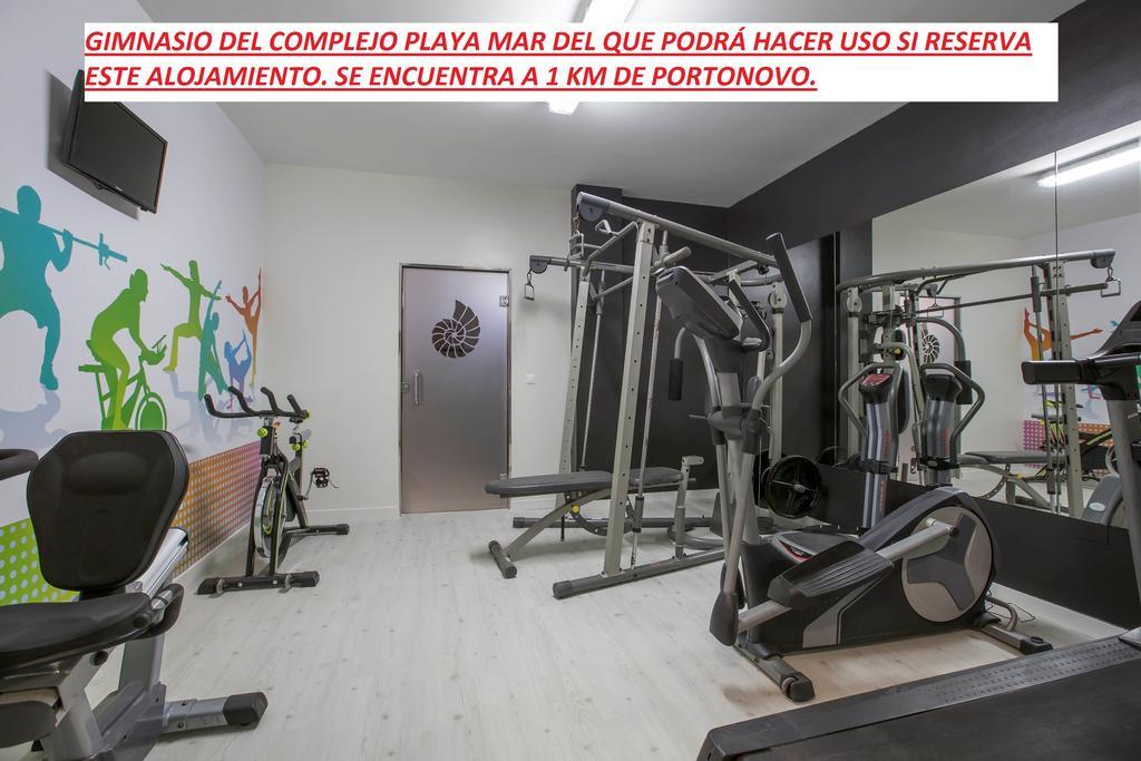 Apartamento Playa Mar Portonovo Centro. サンシェンショ エクステリア 写真